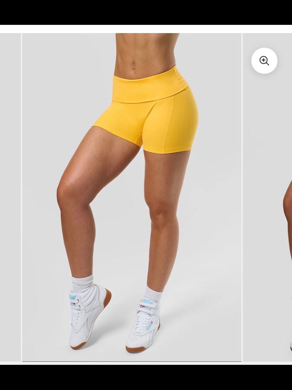 YoungLA High-Waist Yellow Athletic Shorts